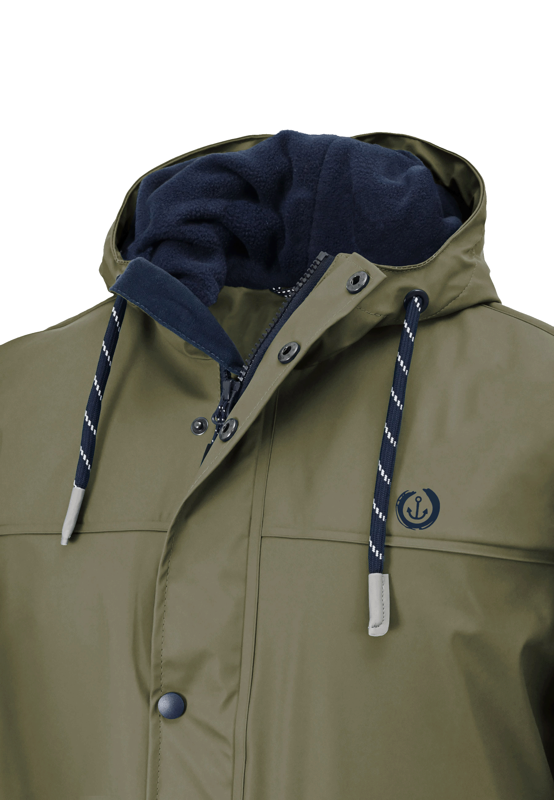 MADSea Herren Regenjacke Friesennerz warm mit Fleece gefüttert - Strandsturm