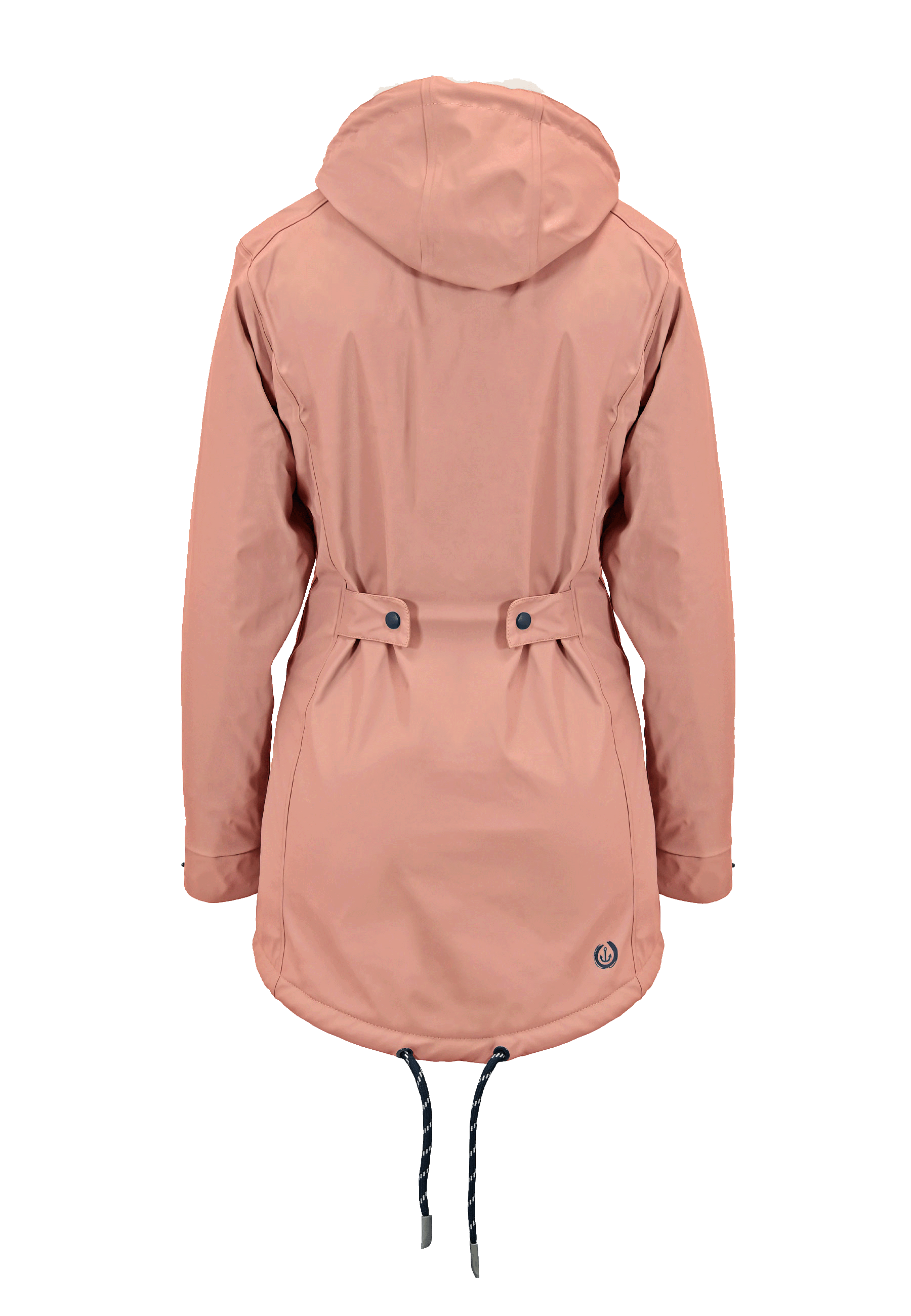 MADSea Damen Regenmantel Friesennerz mit Teddyfleece warm gefüttert Regenjacke wasserdicht - Strandsturm