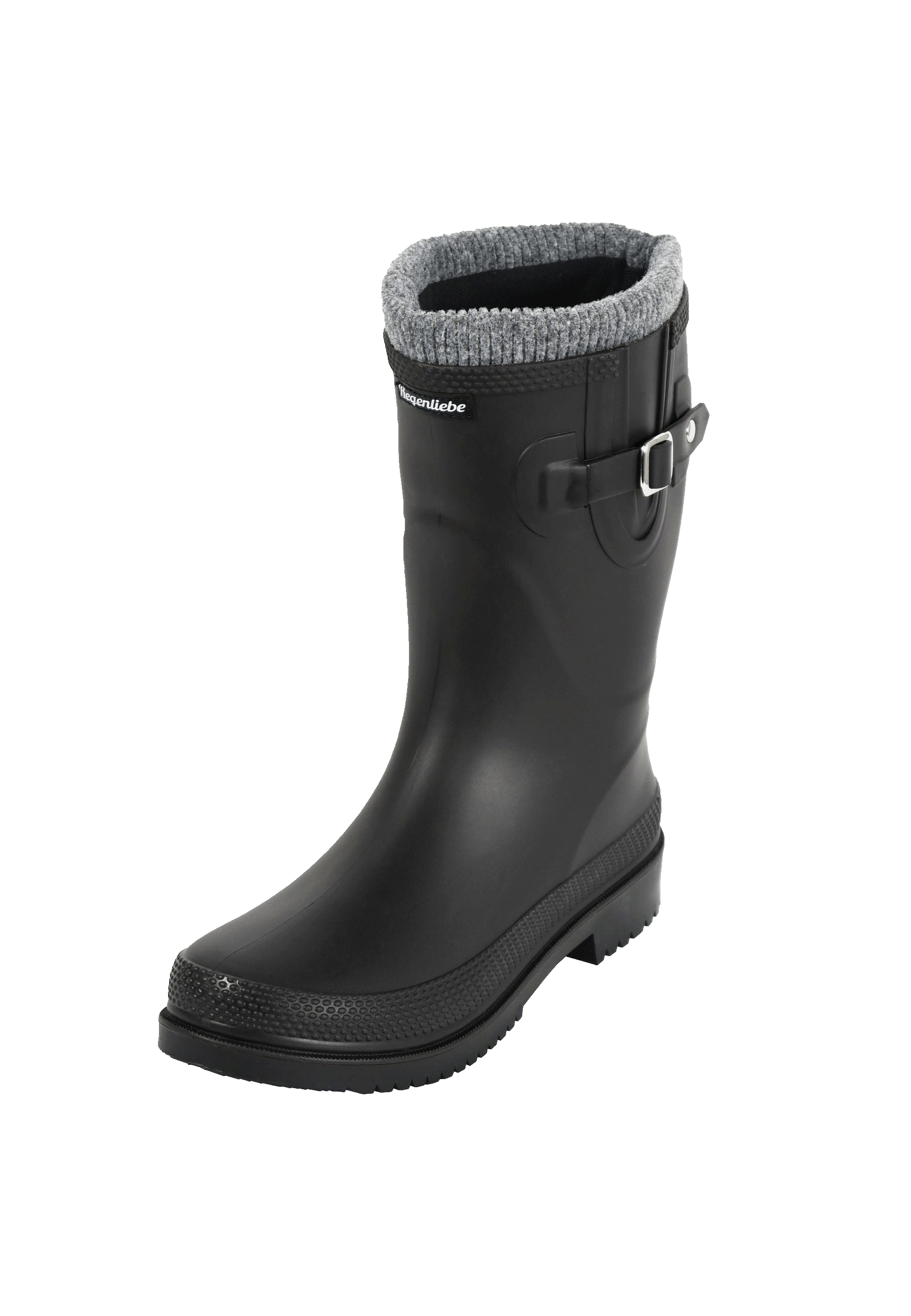 Regenliebe Damen Gummistiefel Pfütze-W warm gefüttert halbhoher Regenstiefel - Strandsturm