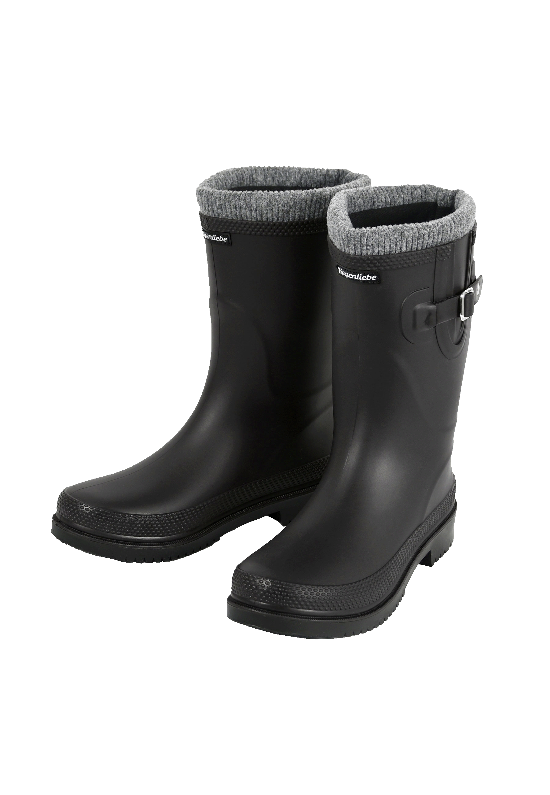 Regenliebe Damen Gummistiefel Pfütze-W warm gefüttert halbhoher Regenstiefel - Strandsturm