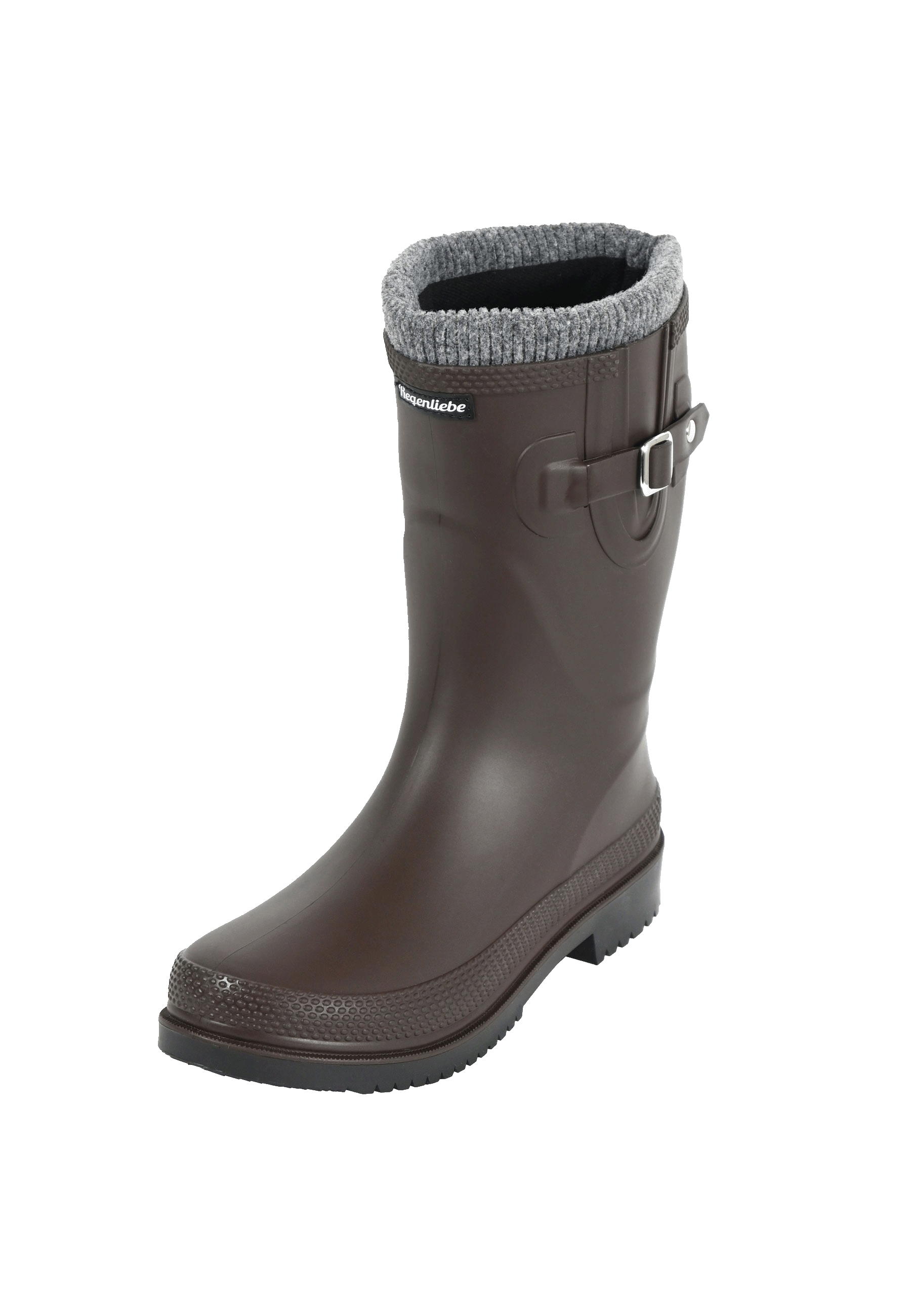 Regenliebe Damen Gummistiefel Pfütze-W warm gefüttert halbhoher Regenstiefel - Strandsturm