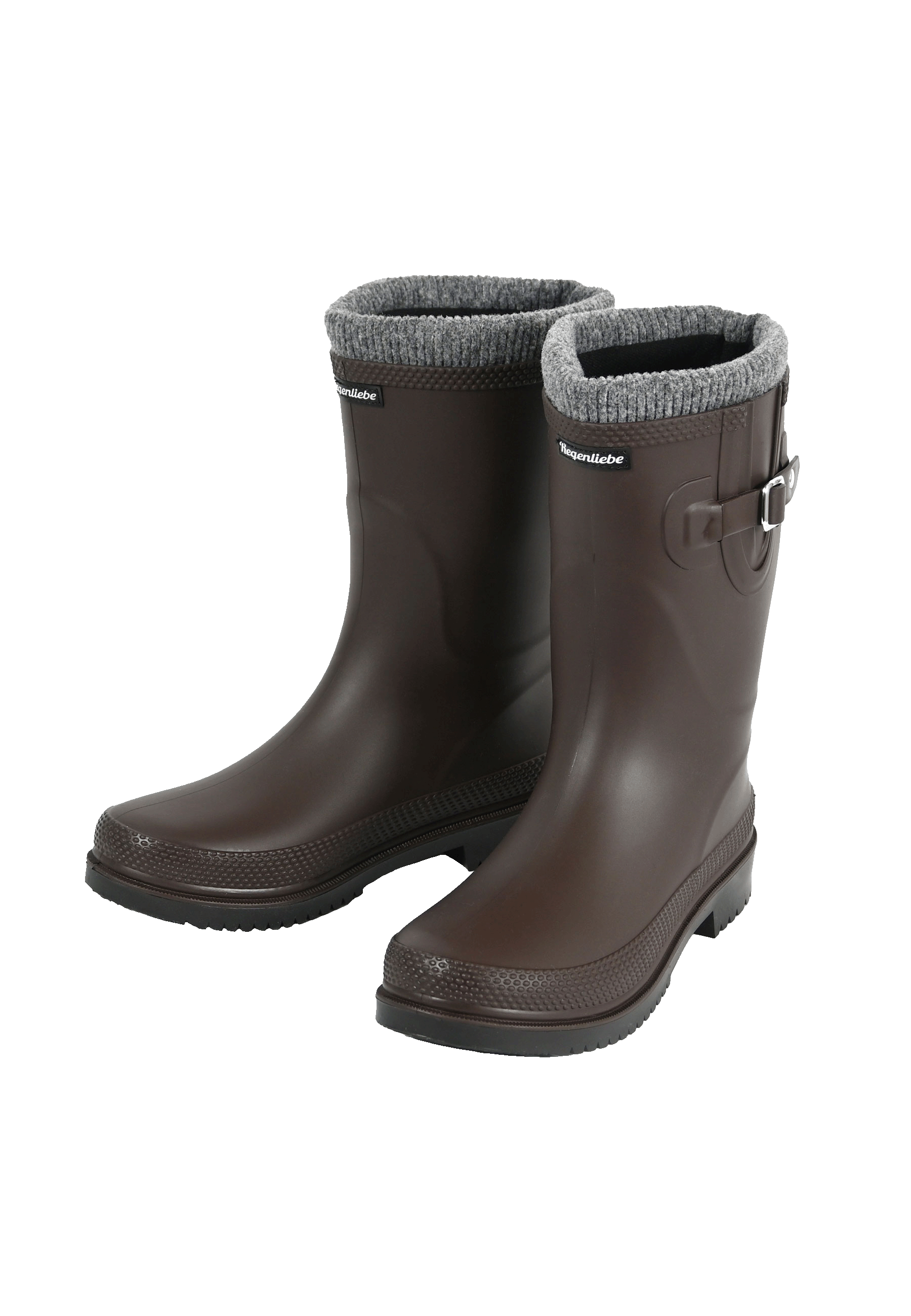 Regenliebe Damen Gummistiefel Pfütze-W warm gefüttert halbhoher Regenstiefel - Strandsturm