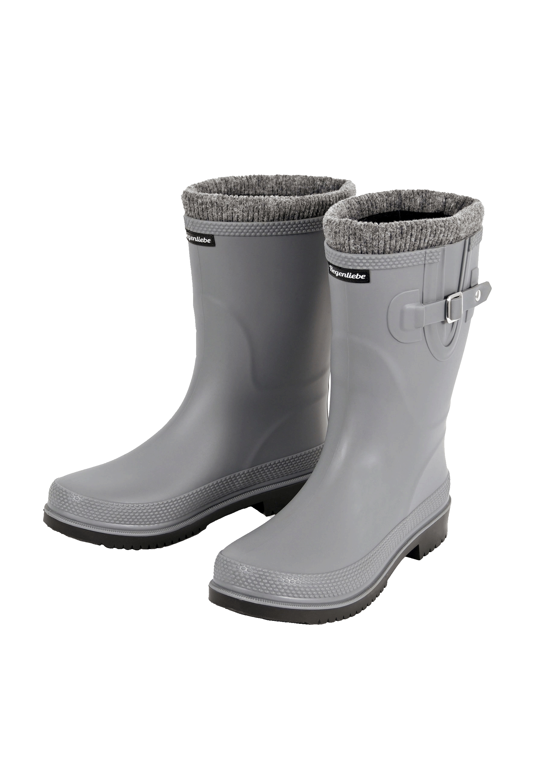 Regenliebe Damen Gummistiefel Pfütze-W warm gefüttert halbhoher Regenstiefel - Strandsturm